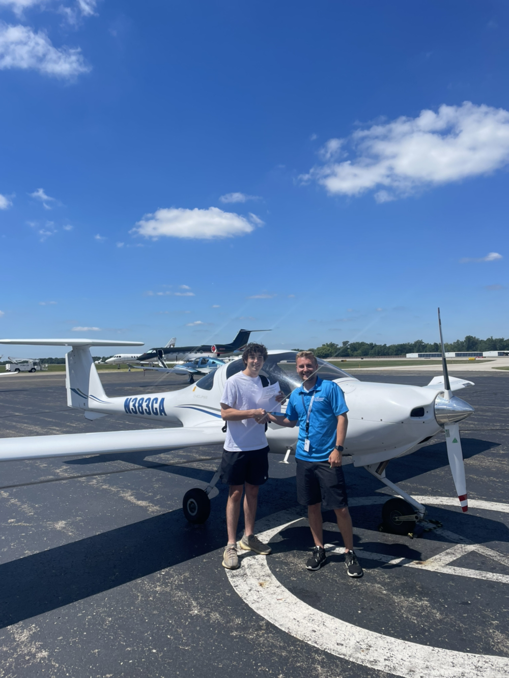 Congratulations to Mitchell on earning his Private Pilot License ...