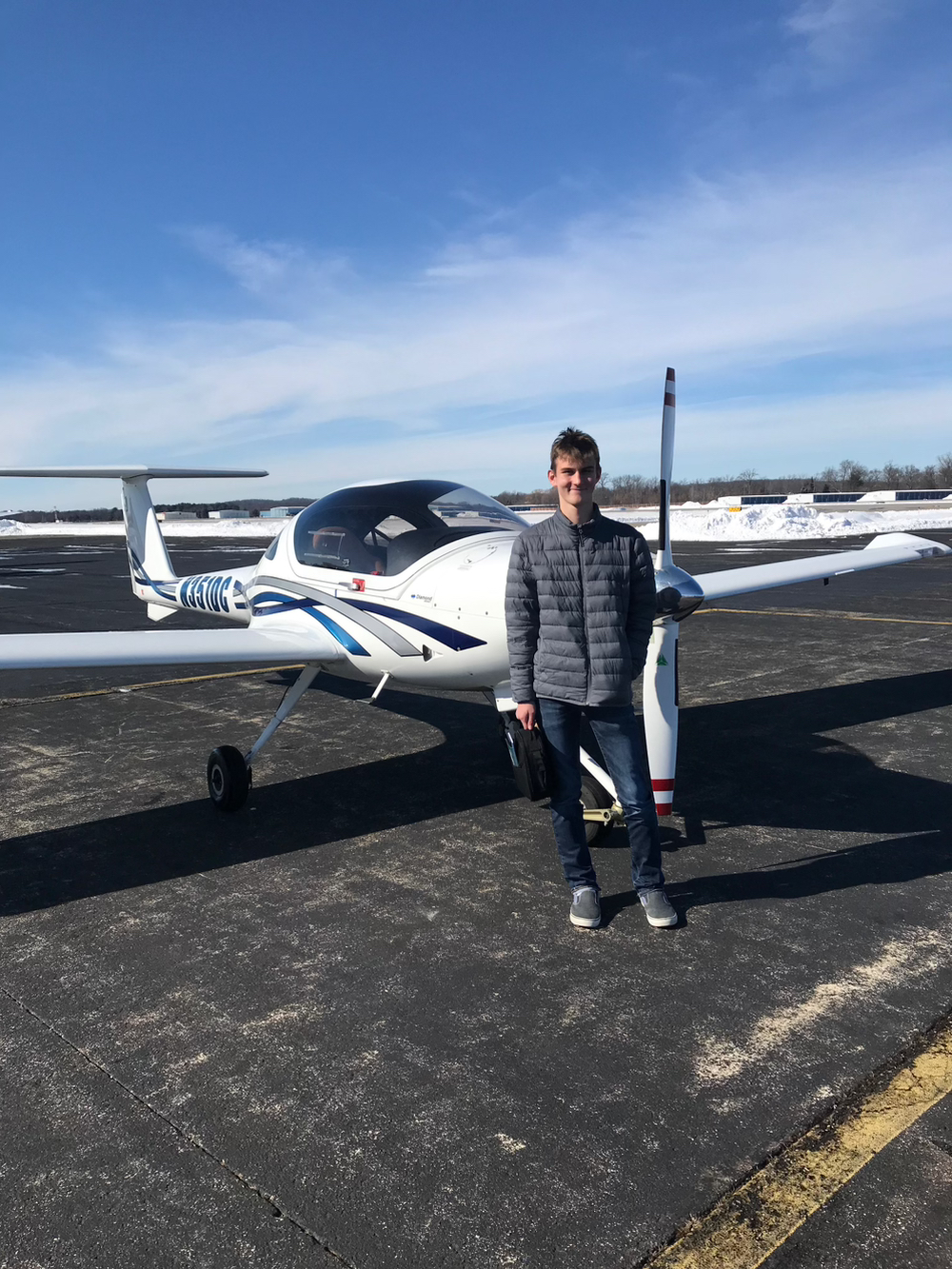 Congratulations to Noah on becoming a CFI! - Crosswinds Aviation