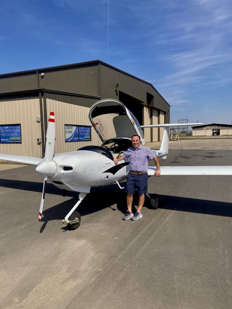 Congratulations to John on his First Solo Flight! - Crosswinds Aviation